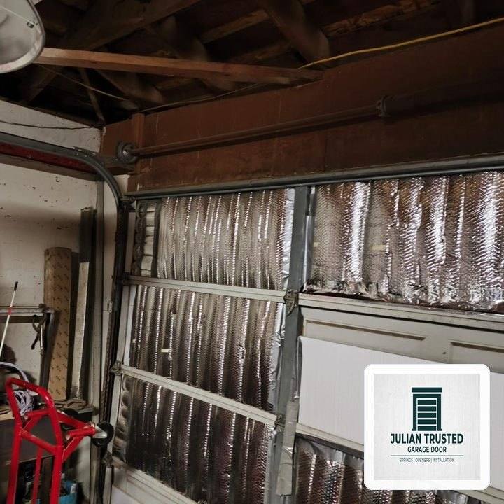 Off-Track Garage Door Emergency Realignment & Laser Calibration in Richardson, TX